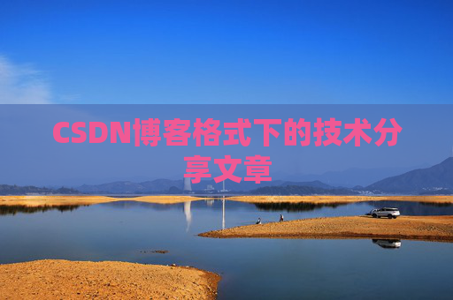CSDN博客格式下的技术分享文章